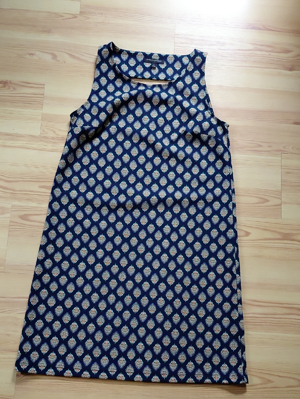 Banana Republic Navy Sleeveless Shift